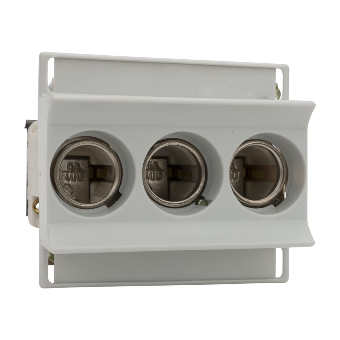 E222874 - NEOZED D0 fuse-bases 400VAC D02-SICH.SOCKEL 3POL. ABD.